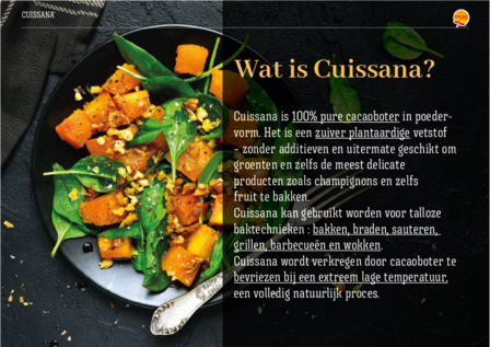 Cuissana • 100% cacaoboter om te strooien •