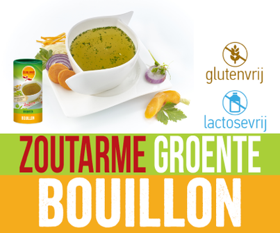 Groentebouillon ZOUTARM